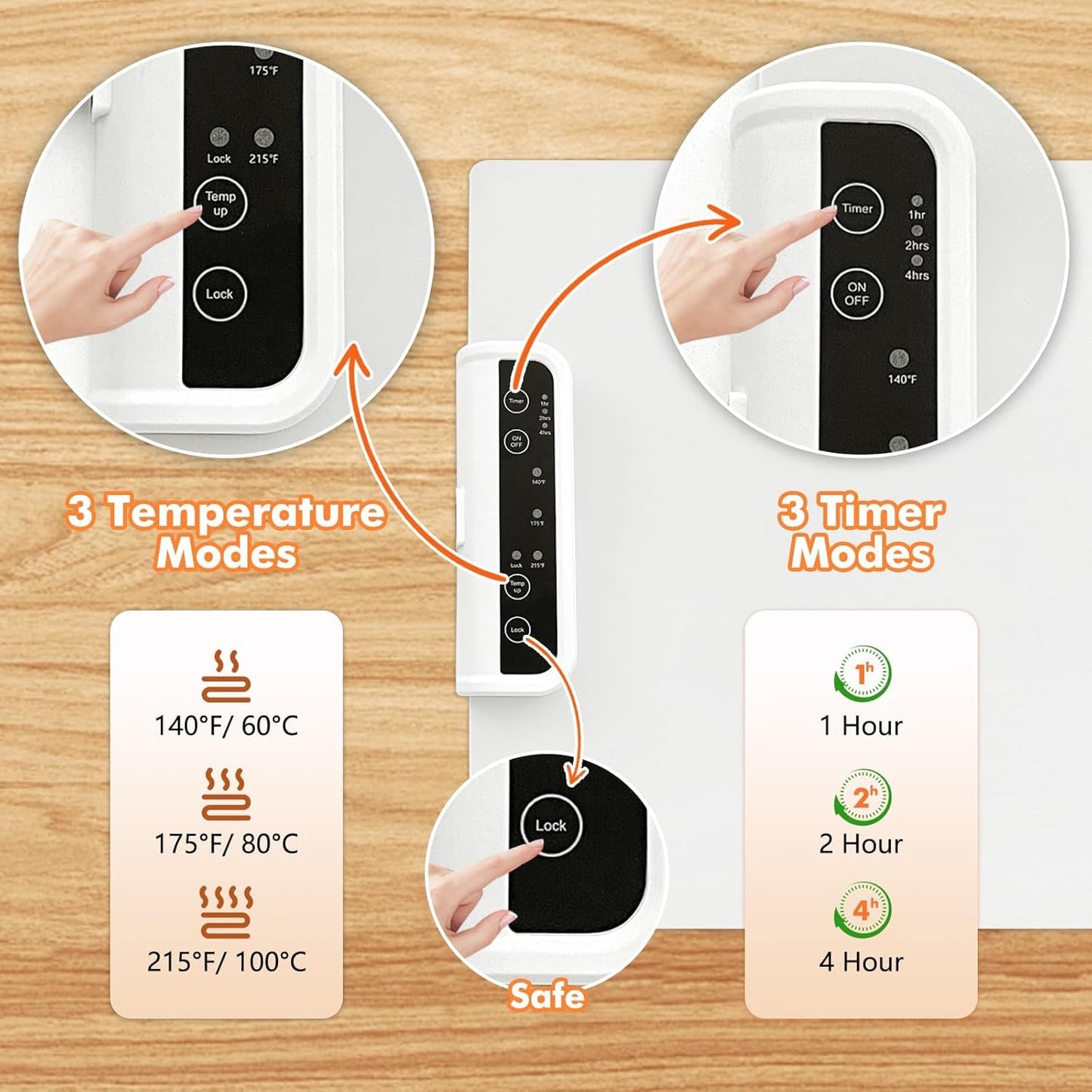 Jupiter WarmPad Food Warming Mat