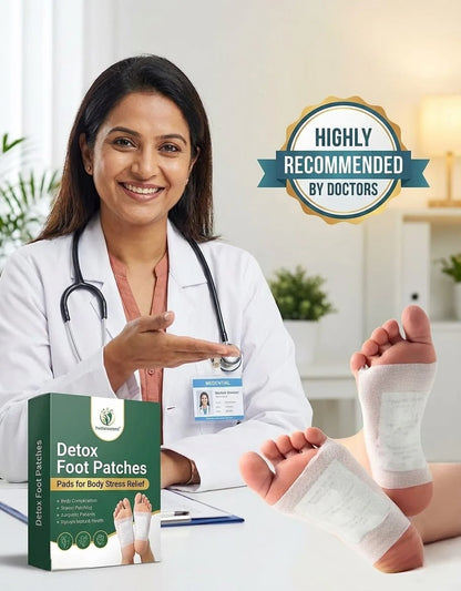 100% Herbal & Gentle Ingredient Detox Foot Pads