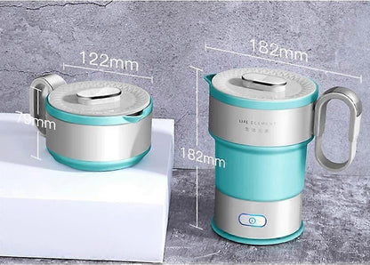 Foldable Electric Kettle 0.6L Silicone Travel Kettle